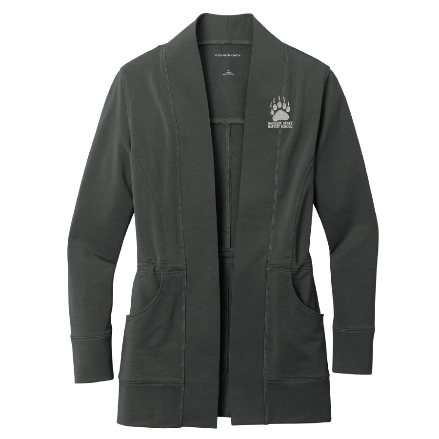 Port Authority® WOMEN'S Microterry Cardigan BDGSS-LK825 - Image 3