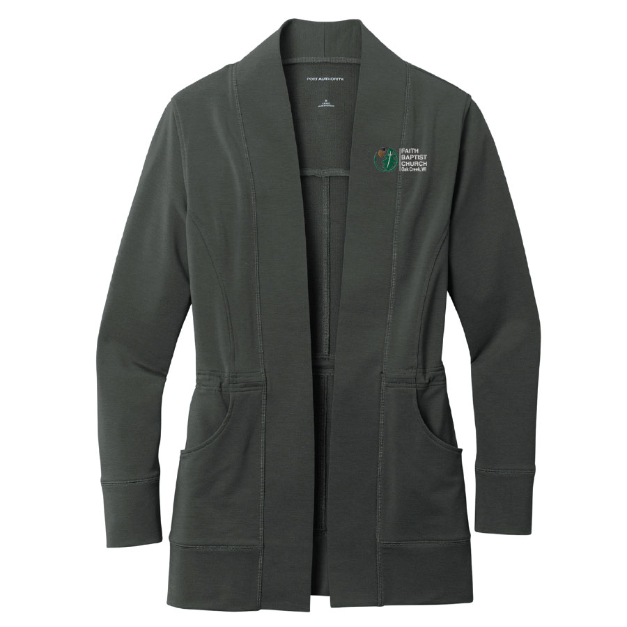 Port Authority® WOMEN'S Microterry Cardigan BDGSS-LK825 - Image 2