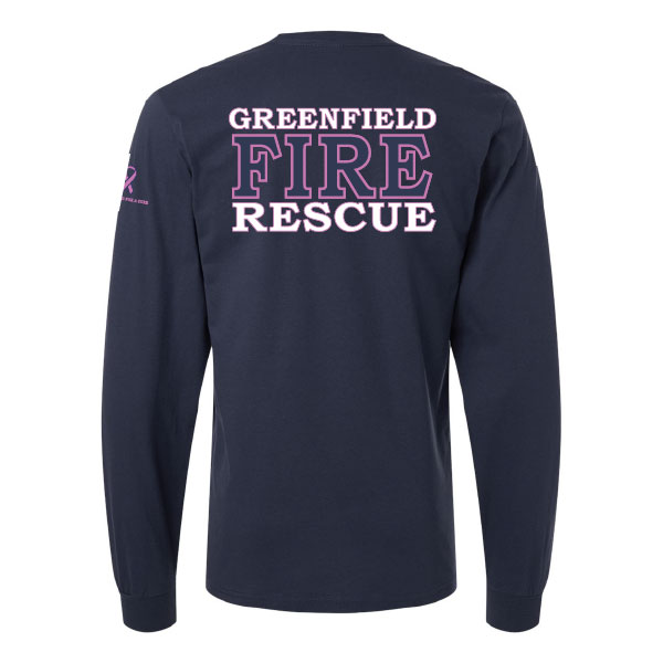 American Apparel Unisex Fine Jersey Long Sleeve Tee Breast Cancer Awareness GFDBCA-2007 - Image 2